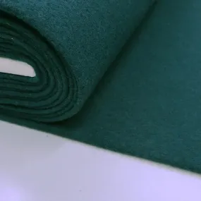 100% Boiled Wool - Dark Blue/Green