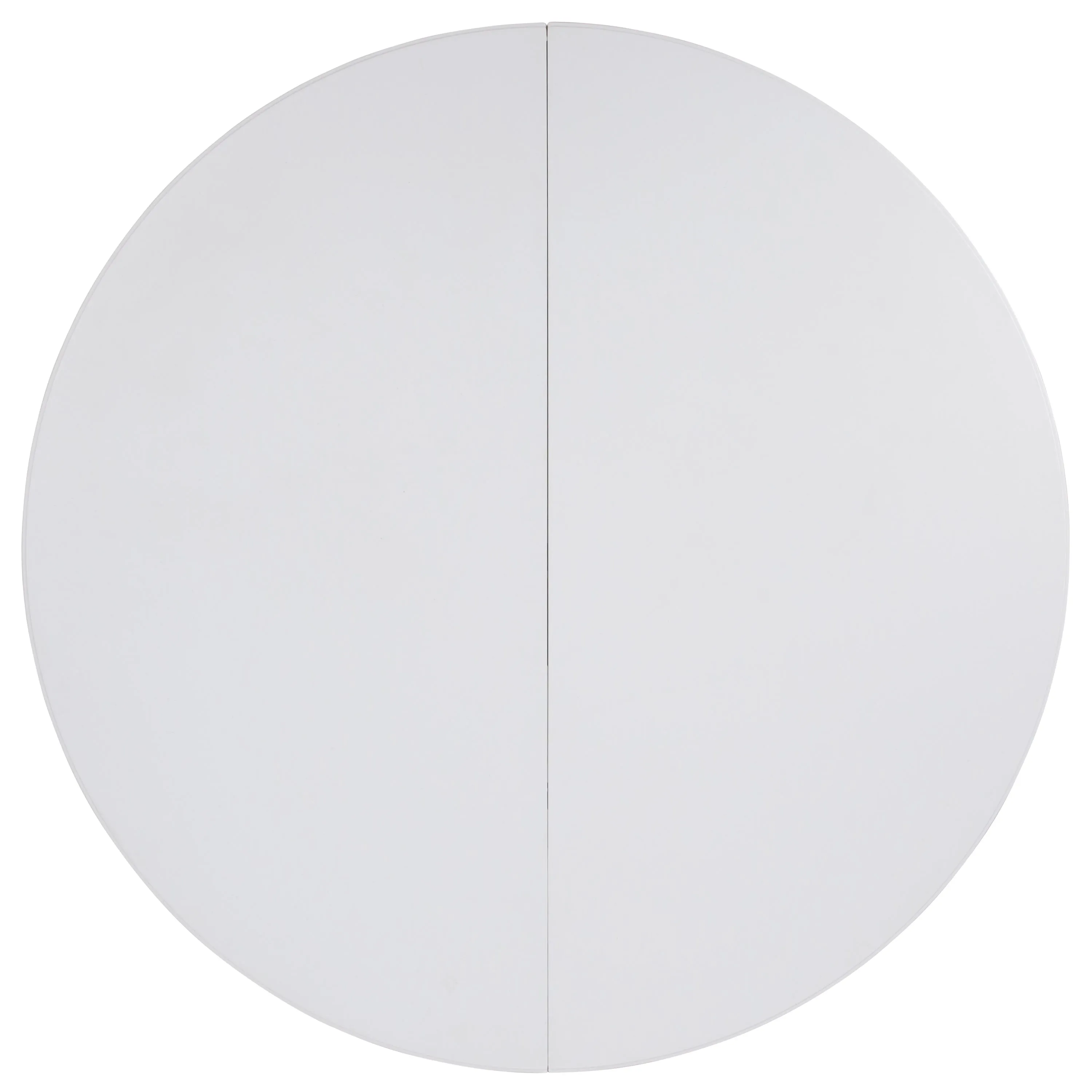 6-Foot Round Bi-Fold Plastic Banquet and Event Folding Table with Carrying Handle