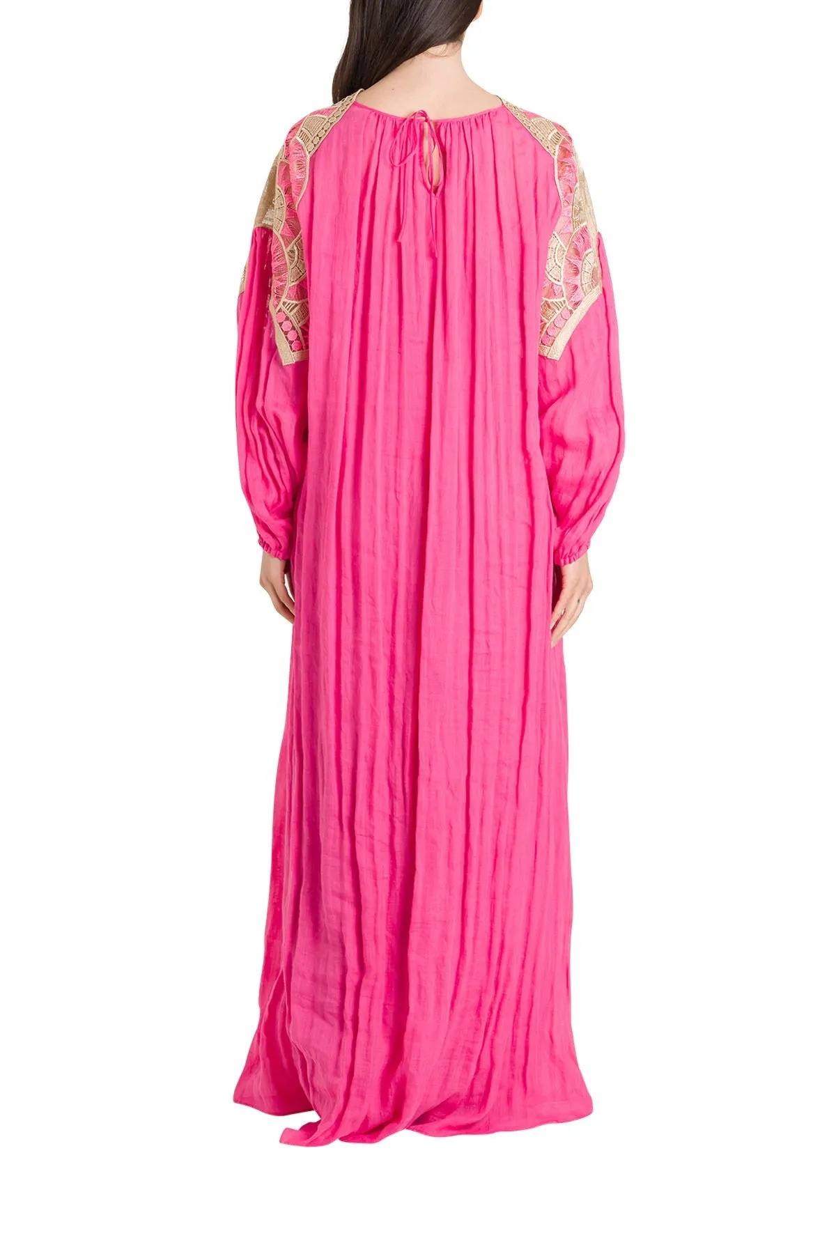 Alberta Ferretti Embroidered Maxi Dress