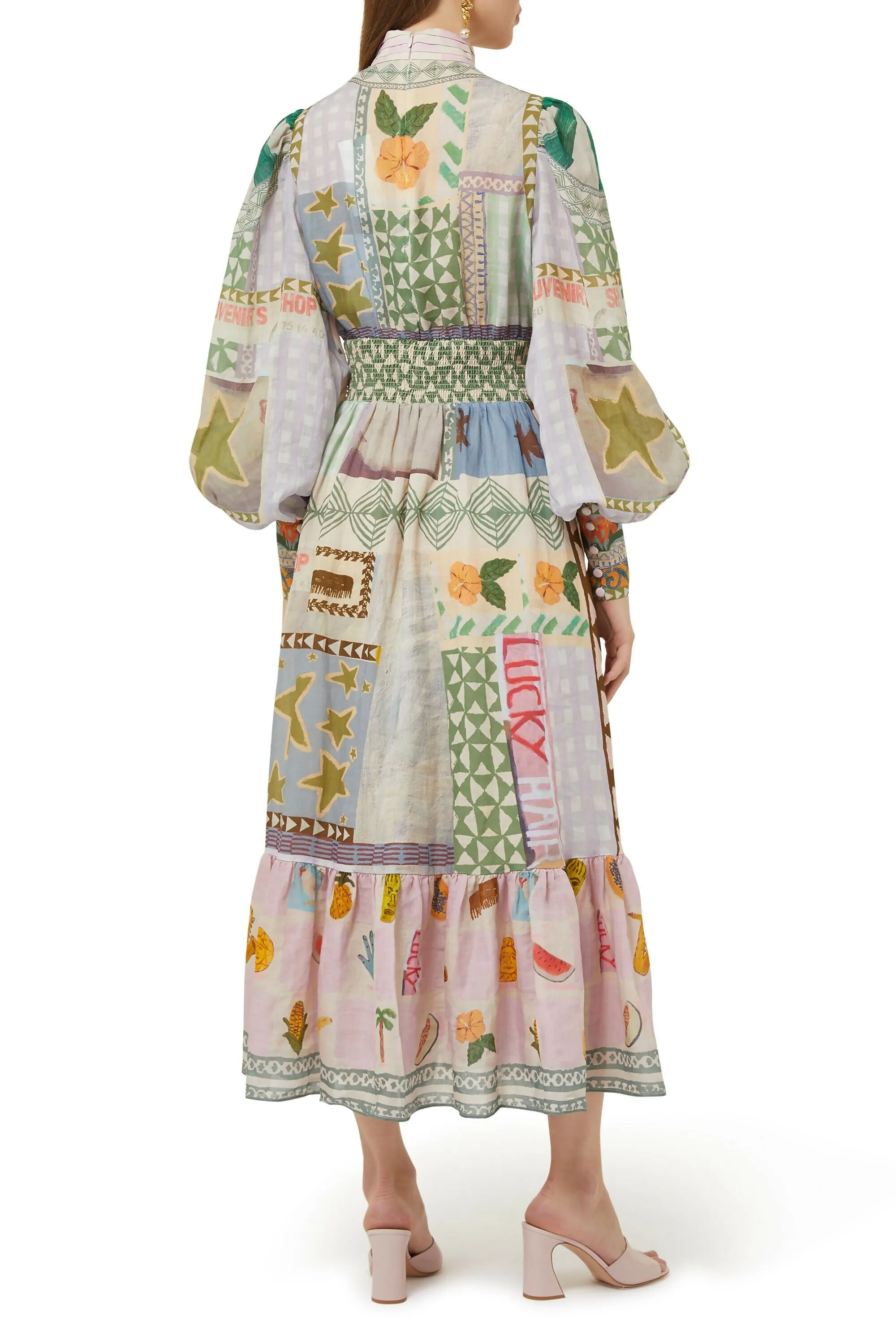 Alemais Emma Gale Shirtdress Multi Size AU 12 & 14