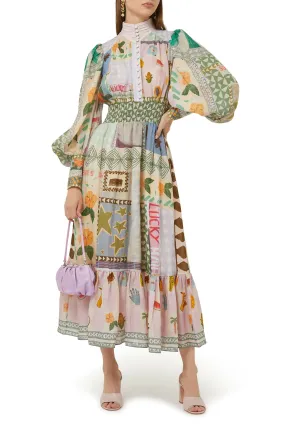 Alemais Emma Gale Shirtdress Multi Size AU 12 & 14