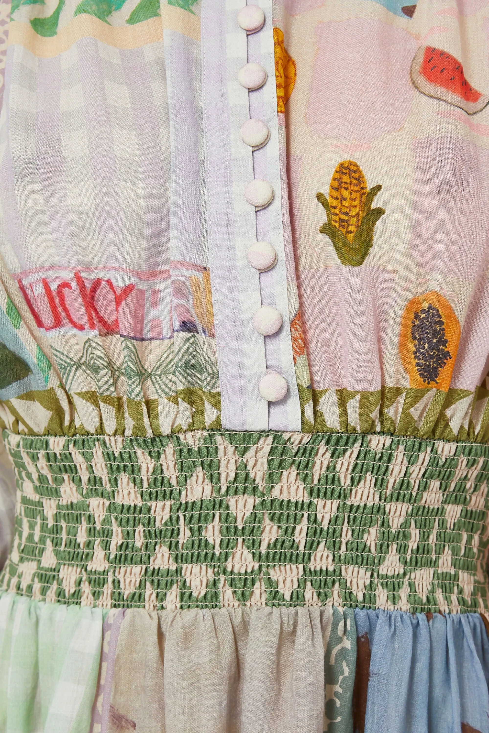 Alemais Emma Gale Shirtdress Multi Size AU 12 & 14