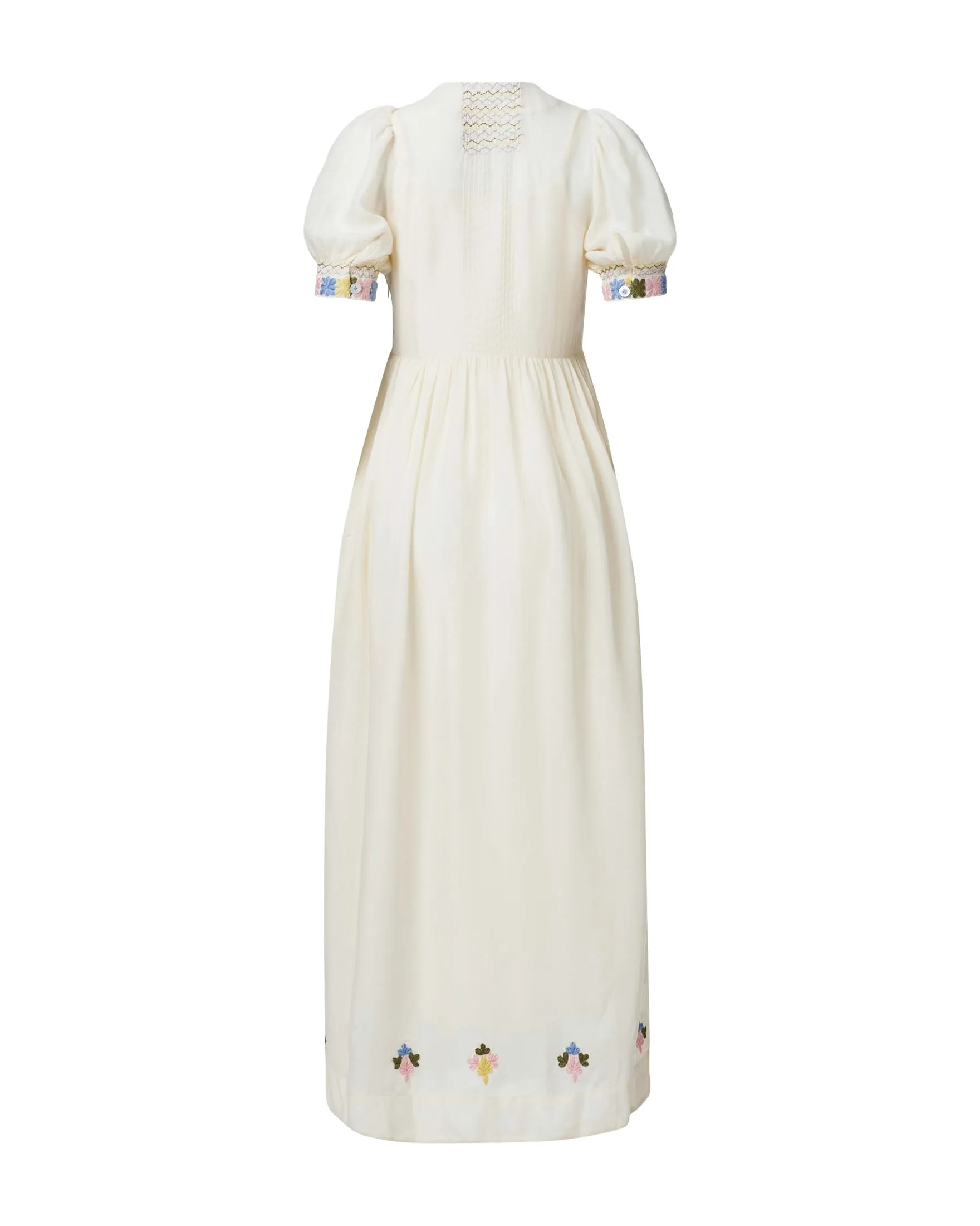 Alix of Bohemia waverly oyster dress ivory