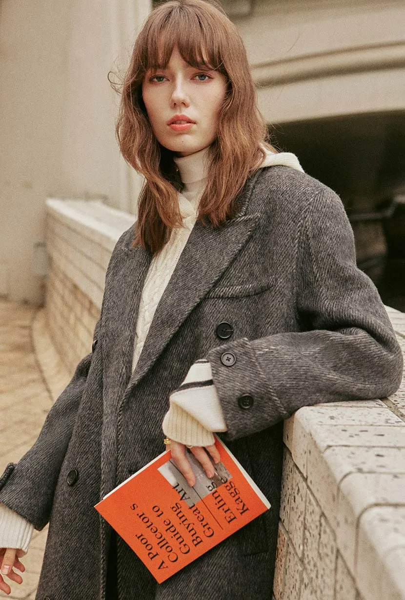 Allister Wool Coat - Charcoal