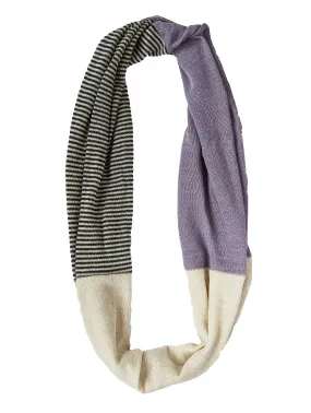 Alpaca Infinity Scarf "Combo Lilac"