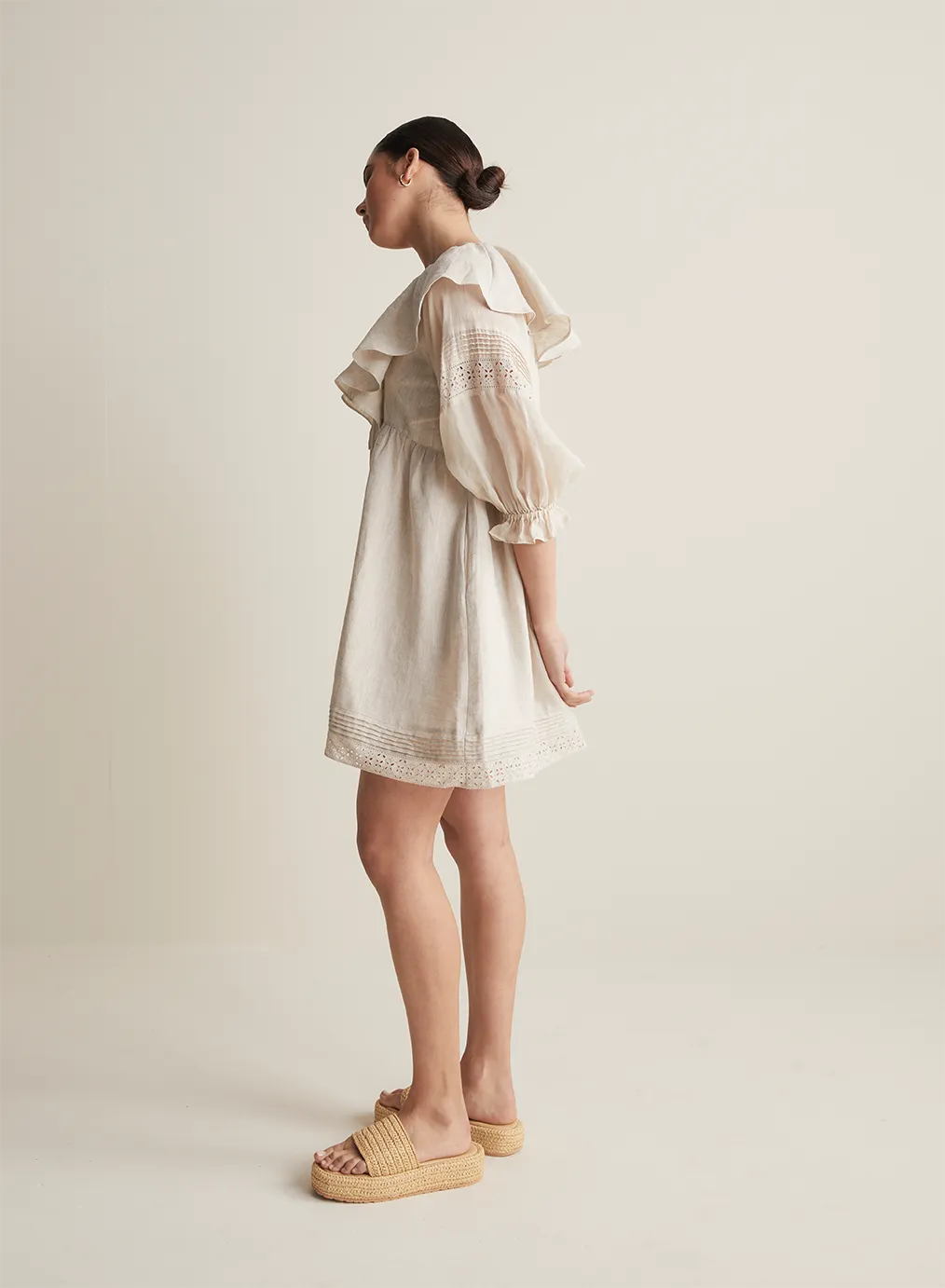 Antoinette Linen Mini Dress | Flax