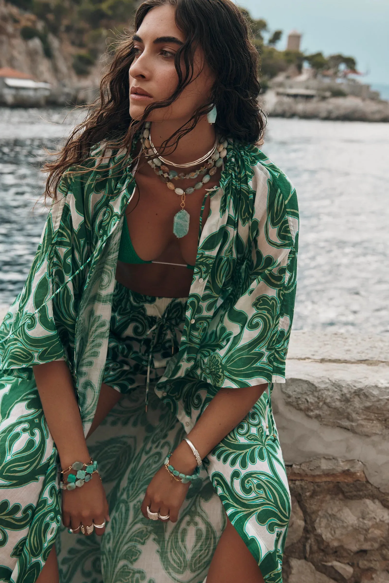 Athena Kaftan Print