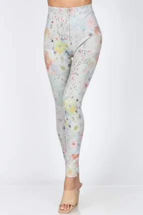 B4223XLDL Capri High Waist Legging with Print
