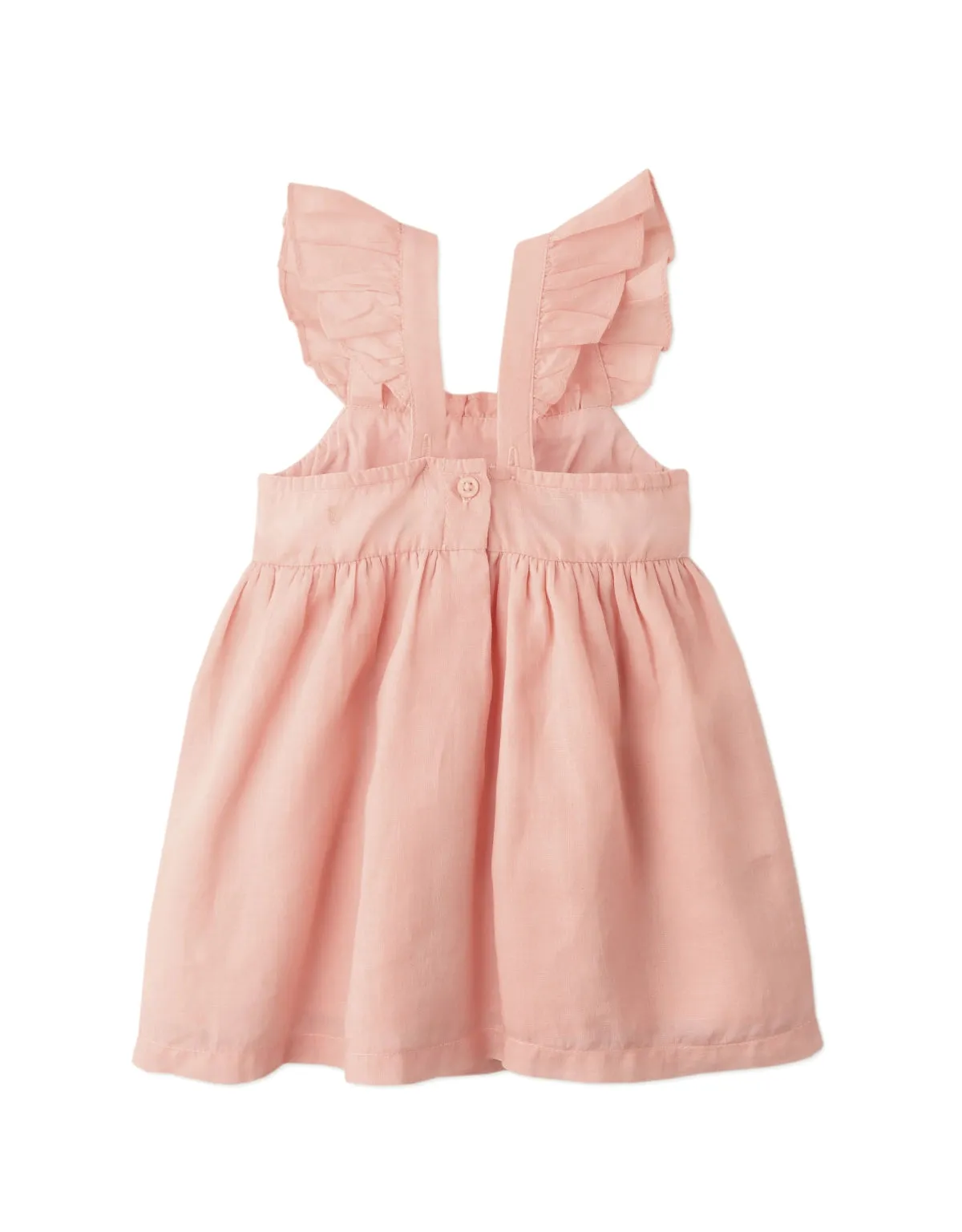 BABY GIRLS SMOCKED DRESS WITH RUFFLES