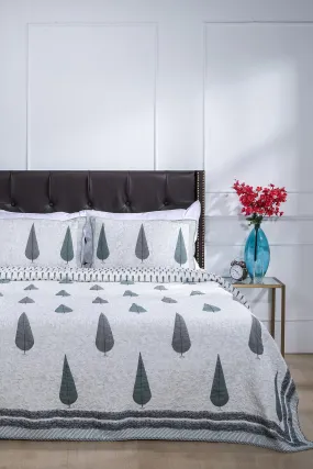 Bagh E Fiza Jhaal Quilted Cotton Bedcover