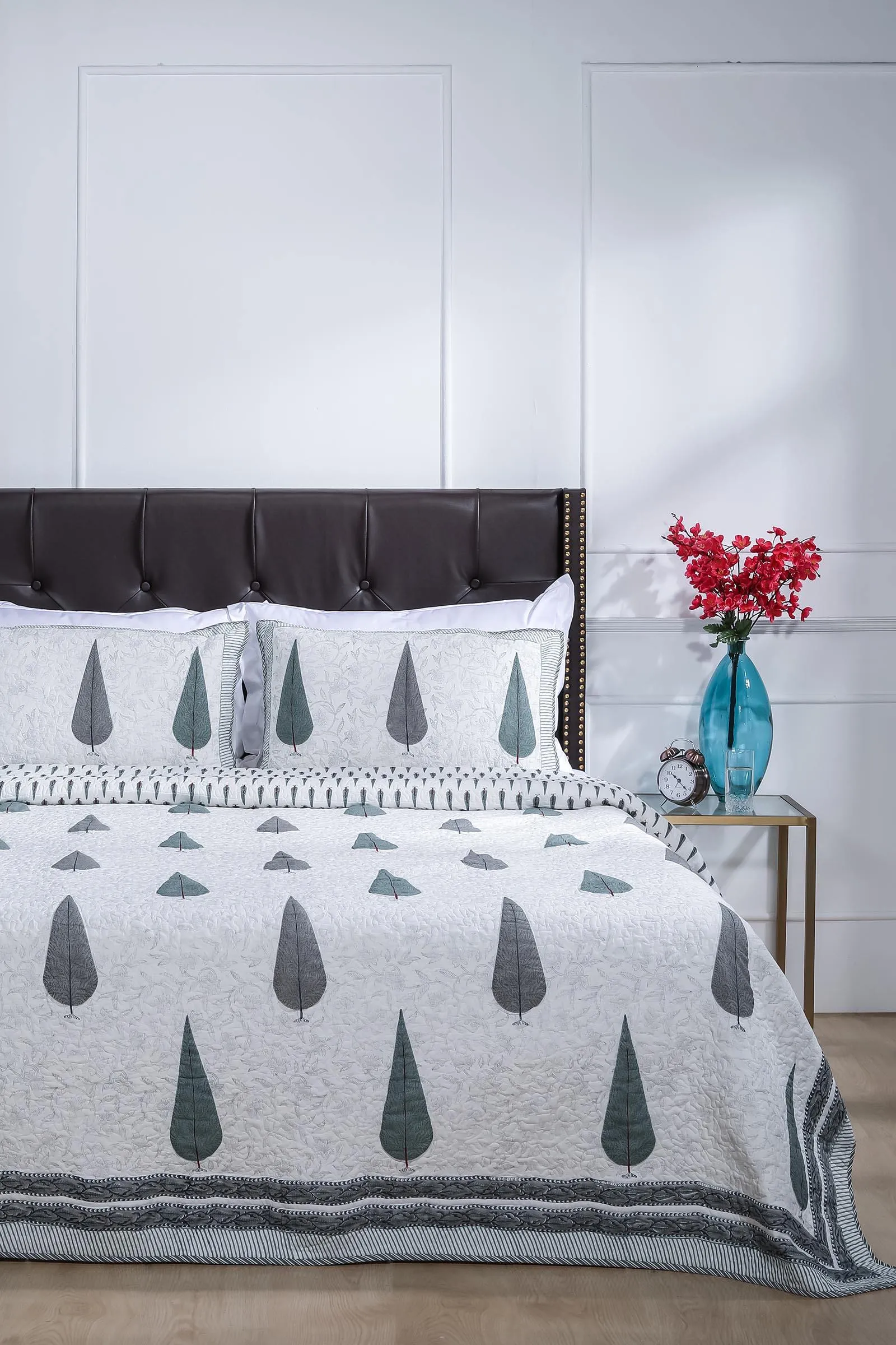 Bagh E Fiza Jhaal Quilted Cotton Bedcover