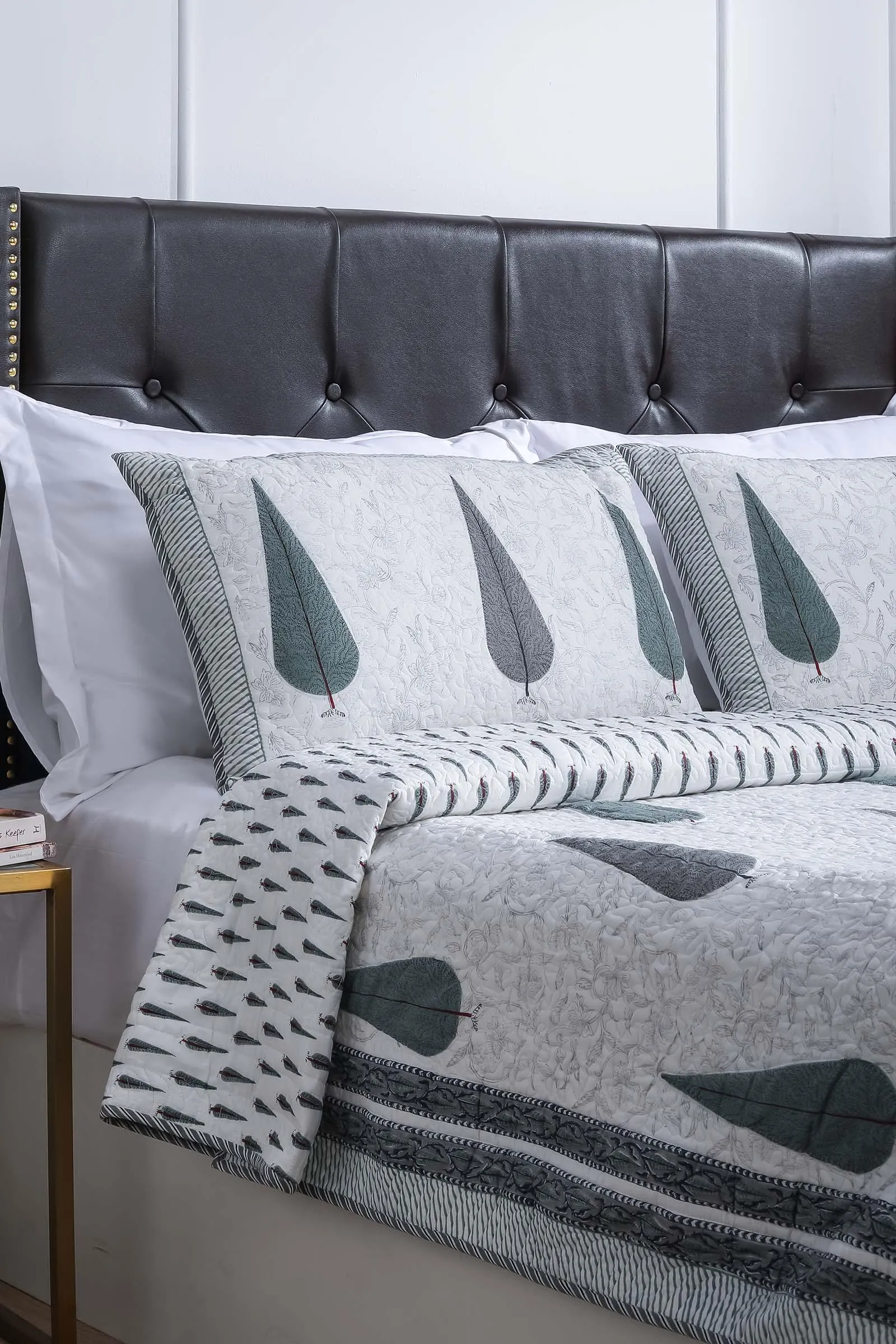 Bagh E Fiza Jhaal Quilted Cotton Bedcover