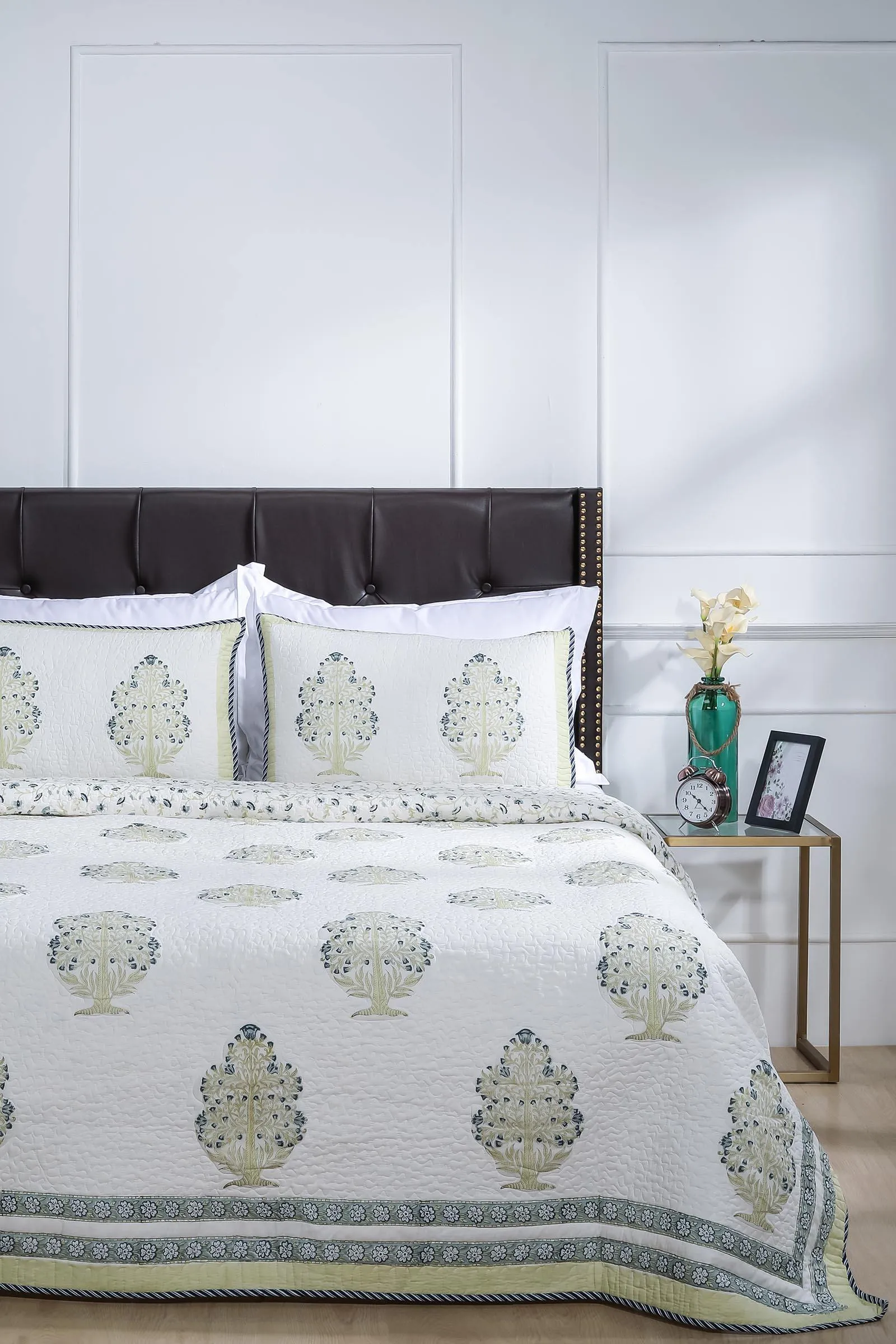 Bagh E Hur Quilted Cotton Bedcover
