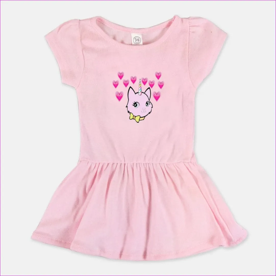 Bec & Friends Uni-Kitten Baby Rib Dress 6mo-6yrs