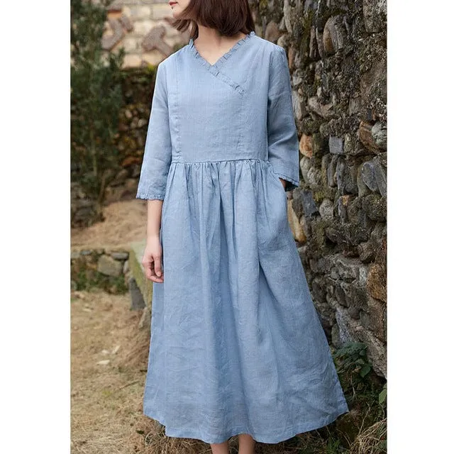 Bella Femina Double Layer Ramie Dress