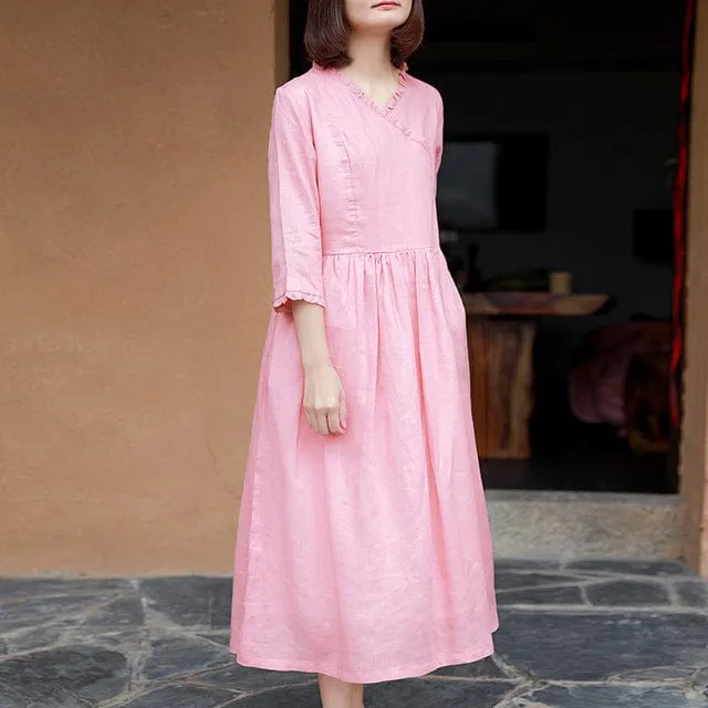 Bella Femina Double Layer Ramie Dress