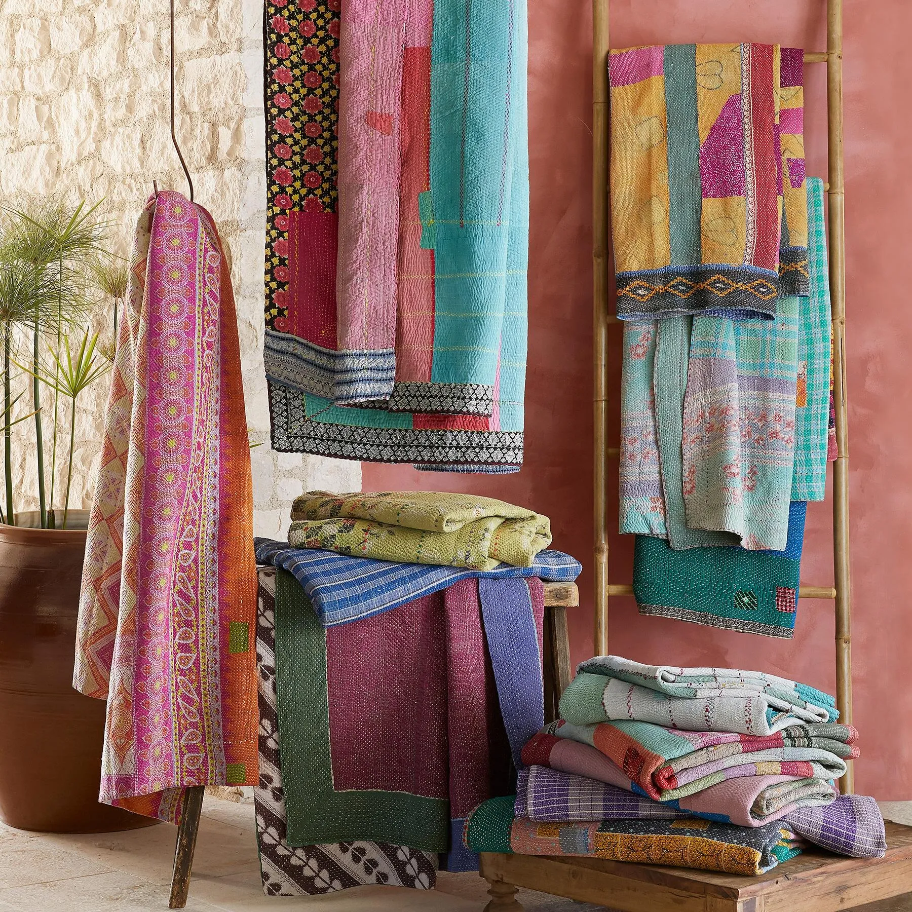 Bijnor Sari Throw