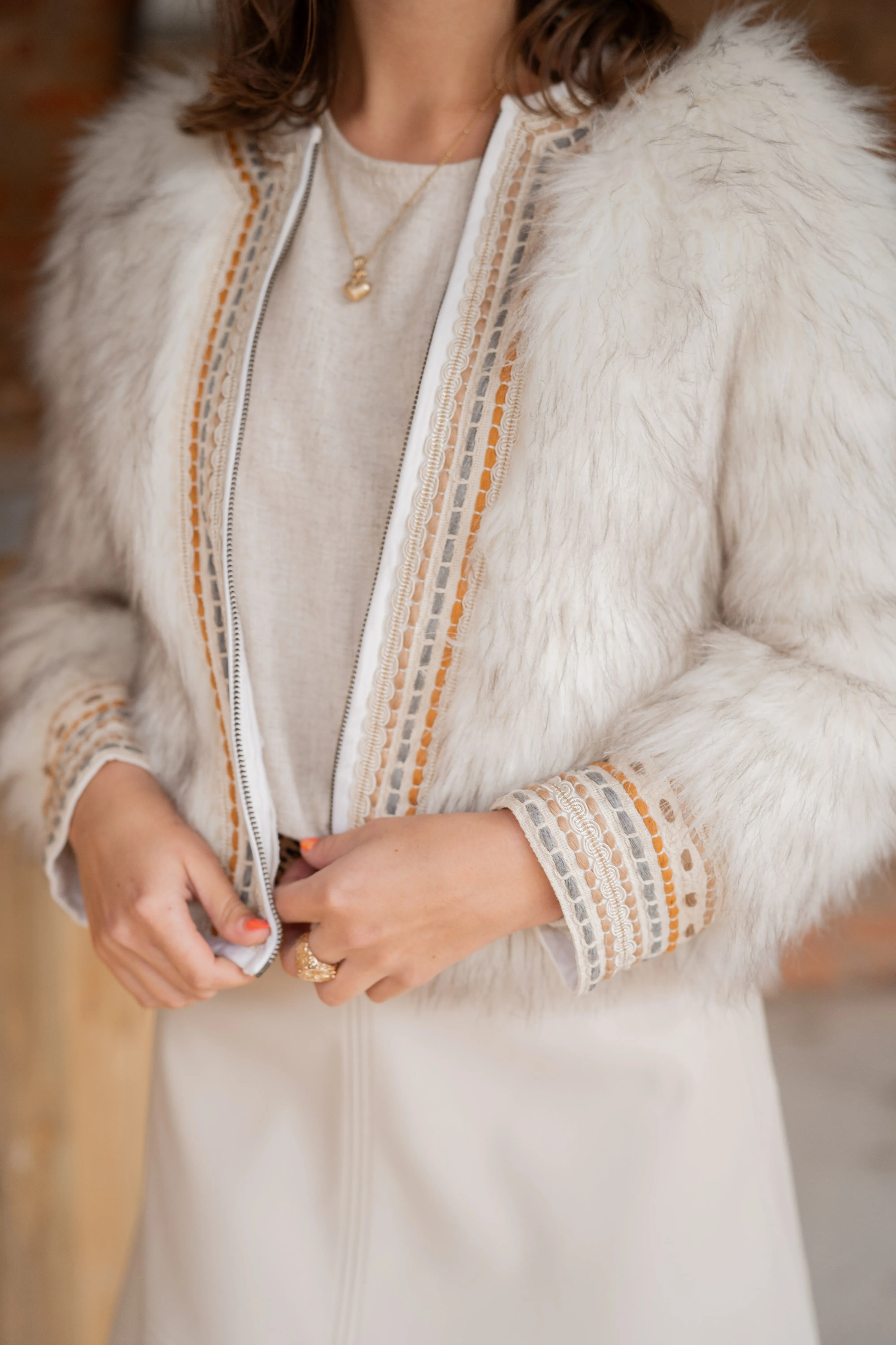 Bl-nk Pheba Faux Fur jacket