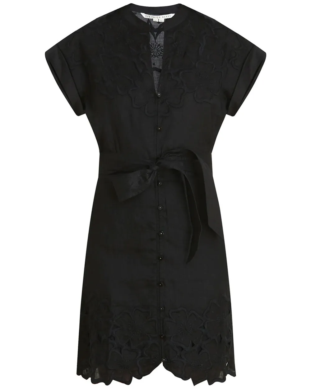 Black Archie Eyelet Dress