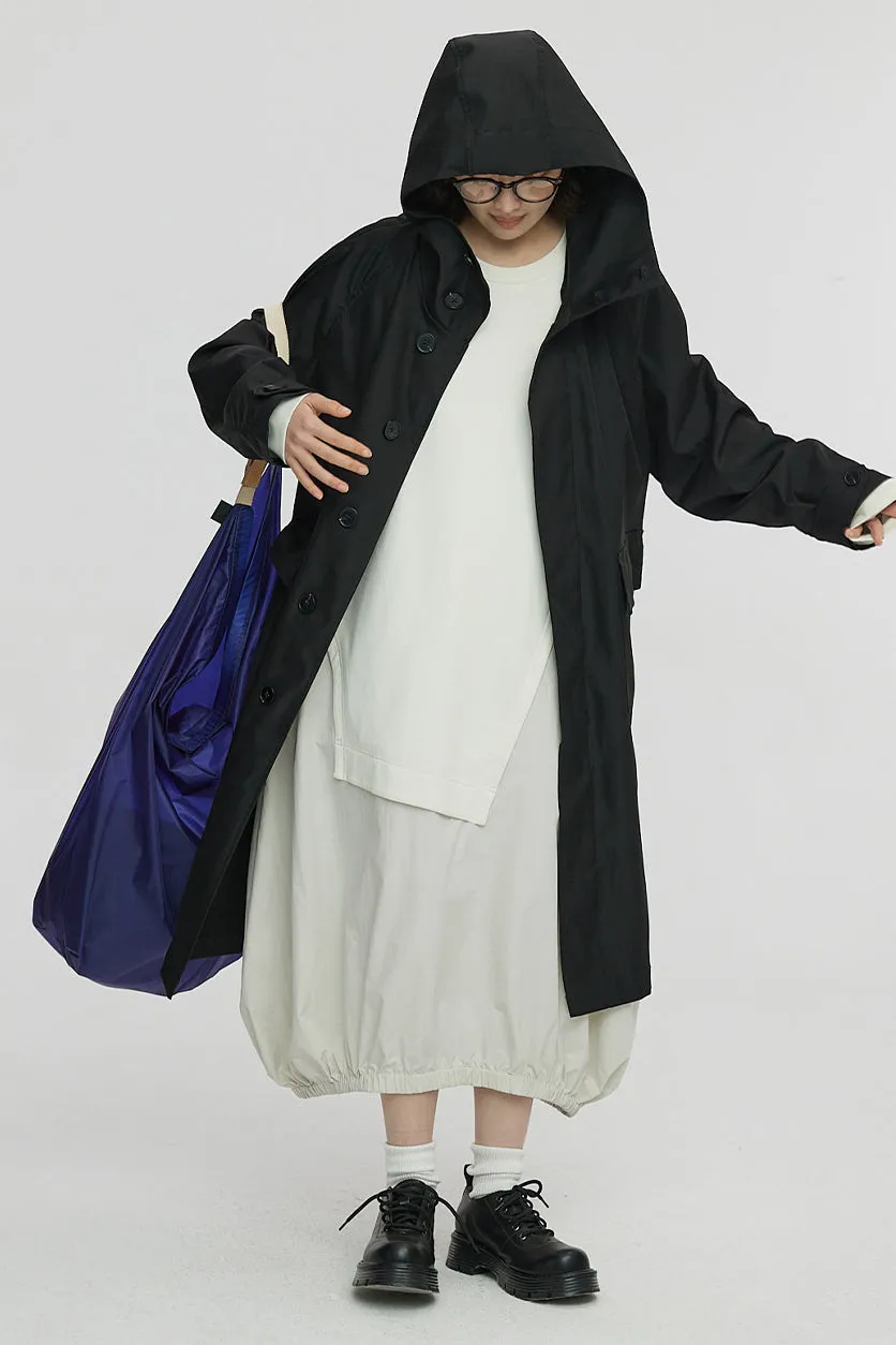 BULVBUTING  フーデッドトレンチコート BLBT032