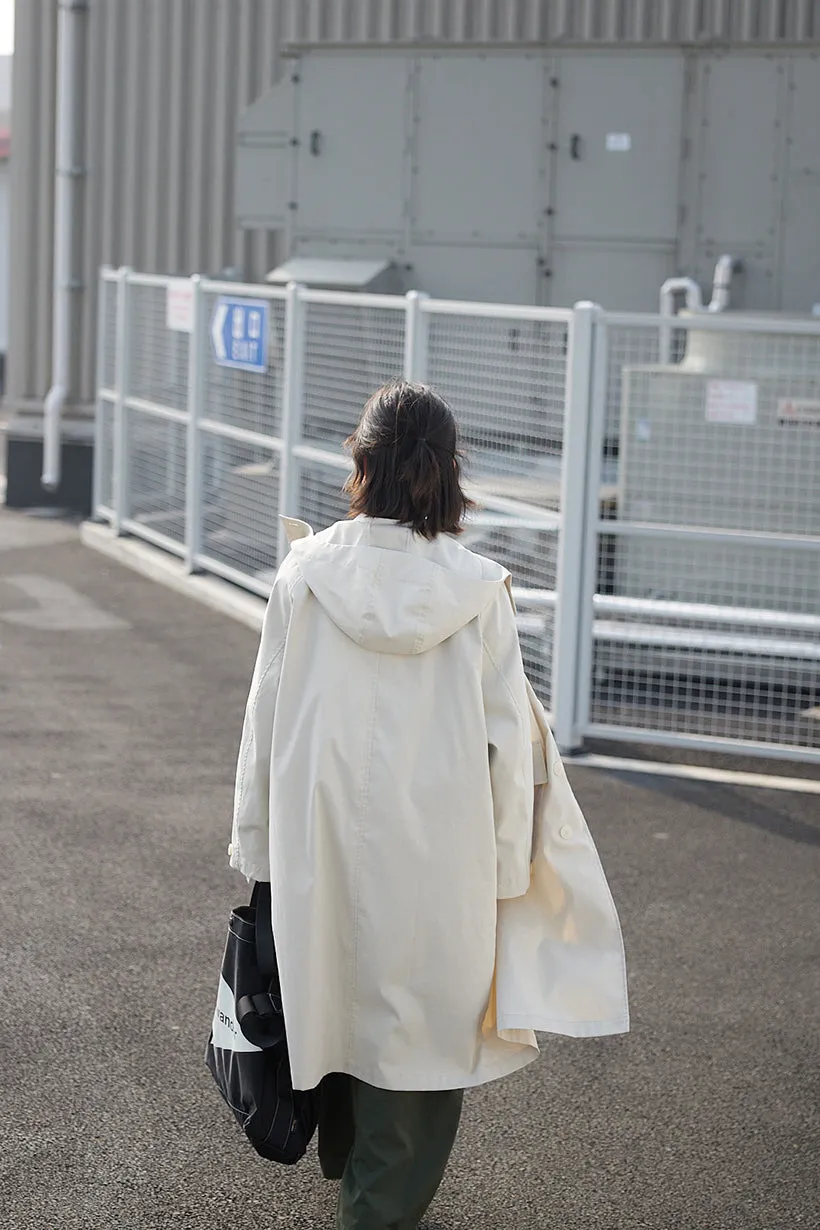 BULVBUTING  フーデッドトレンチコート BLBT032