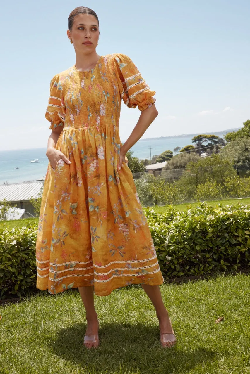 Cameo Dress in Delilah Sunset
