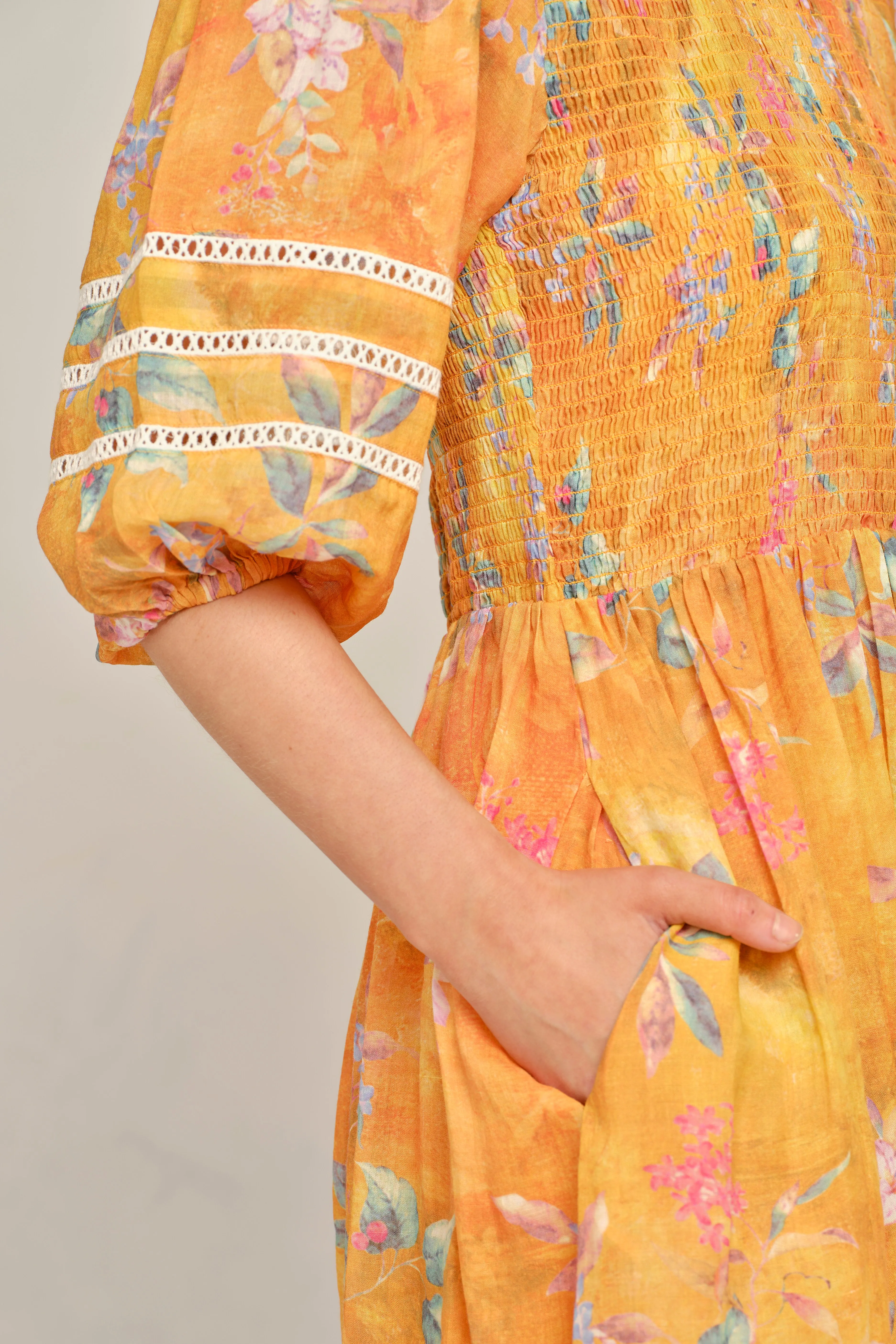 Cameo Dress in Delilah Sunset