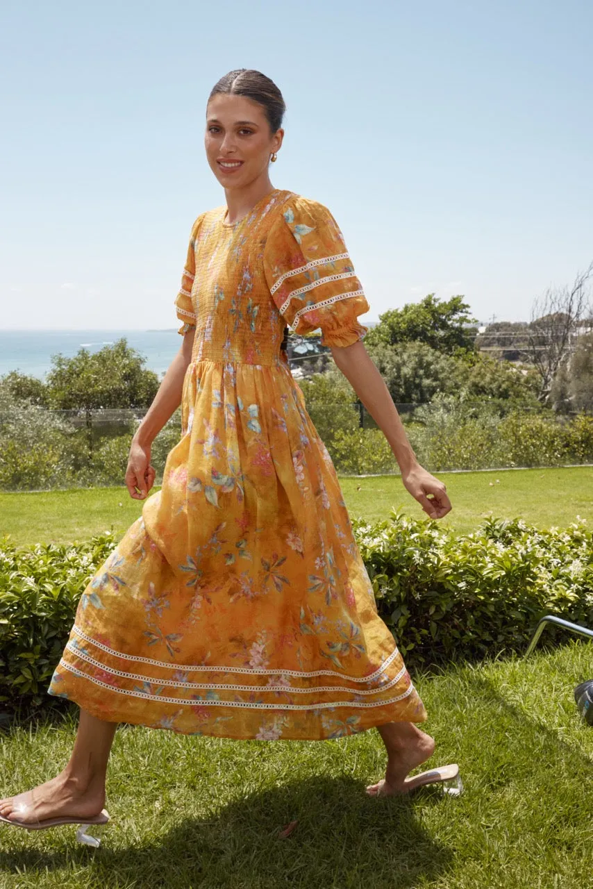 Cameo Dress in Delilah Sunset