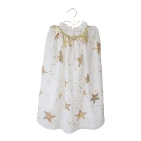 Cape Dress Up - Gold Sequin Star