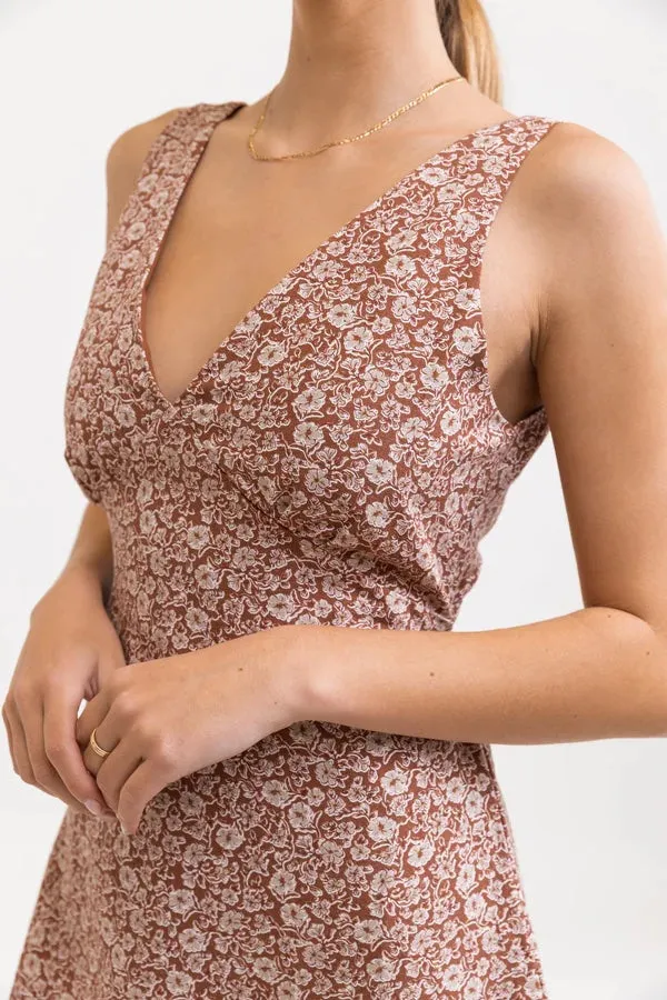 Carmella Mini Dress (Cocoa)