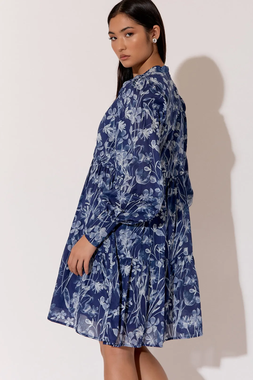 Celeste Long Sleeve Print Dress Print
