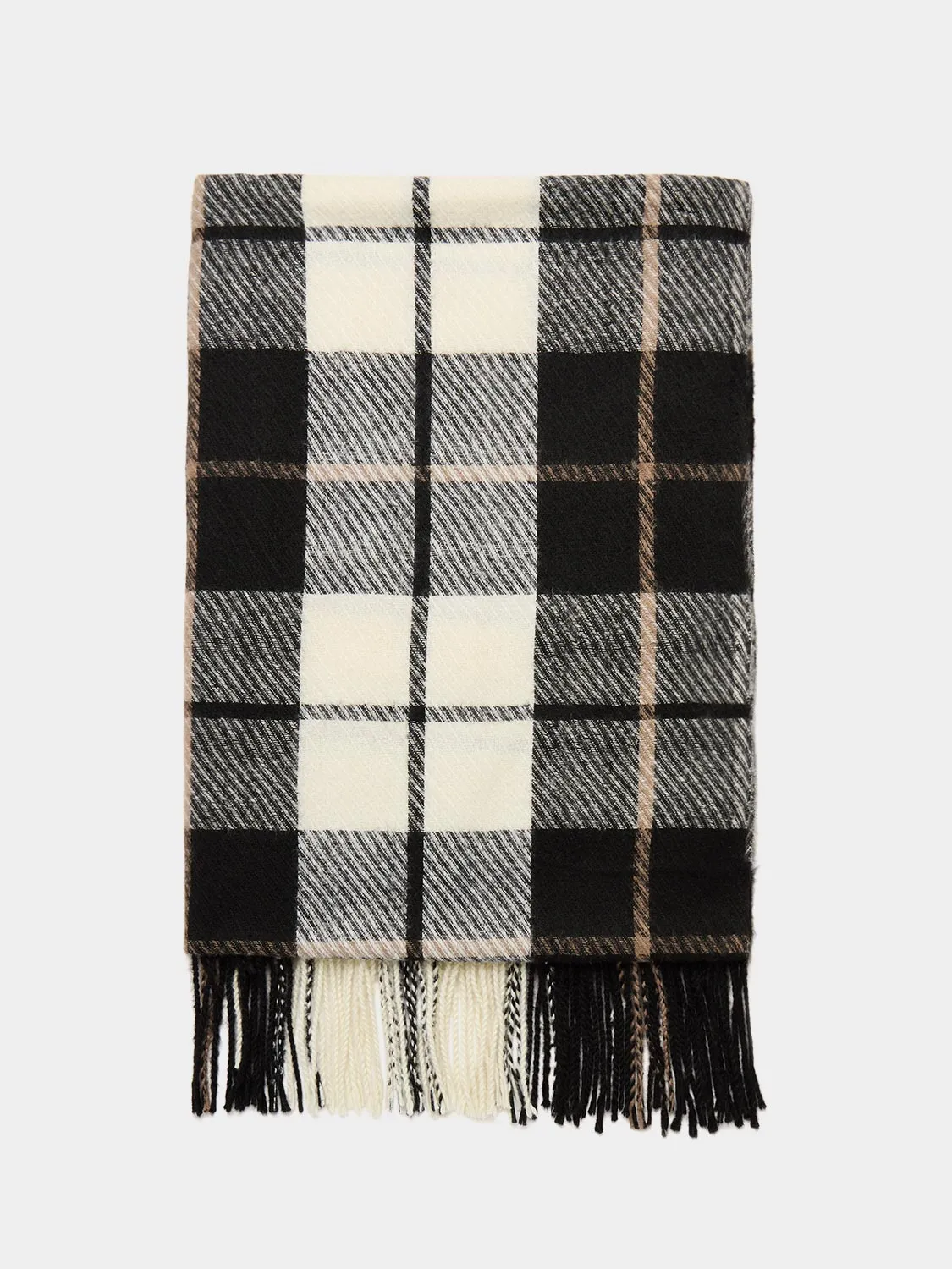 Check Plaid Scarf