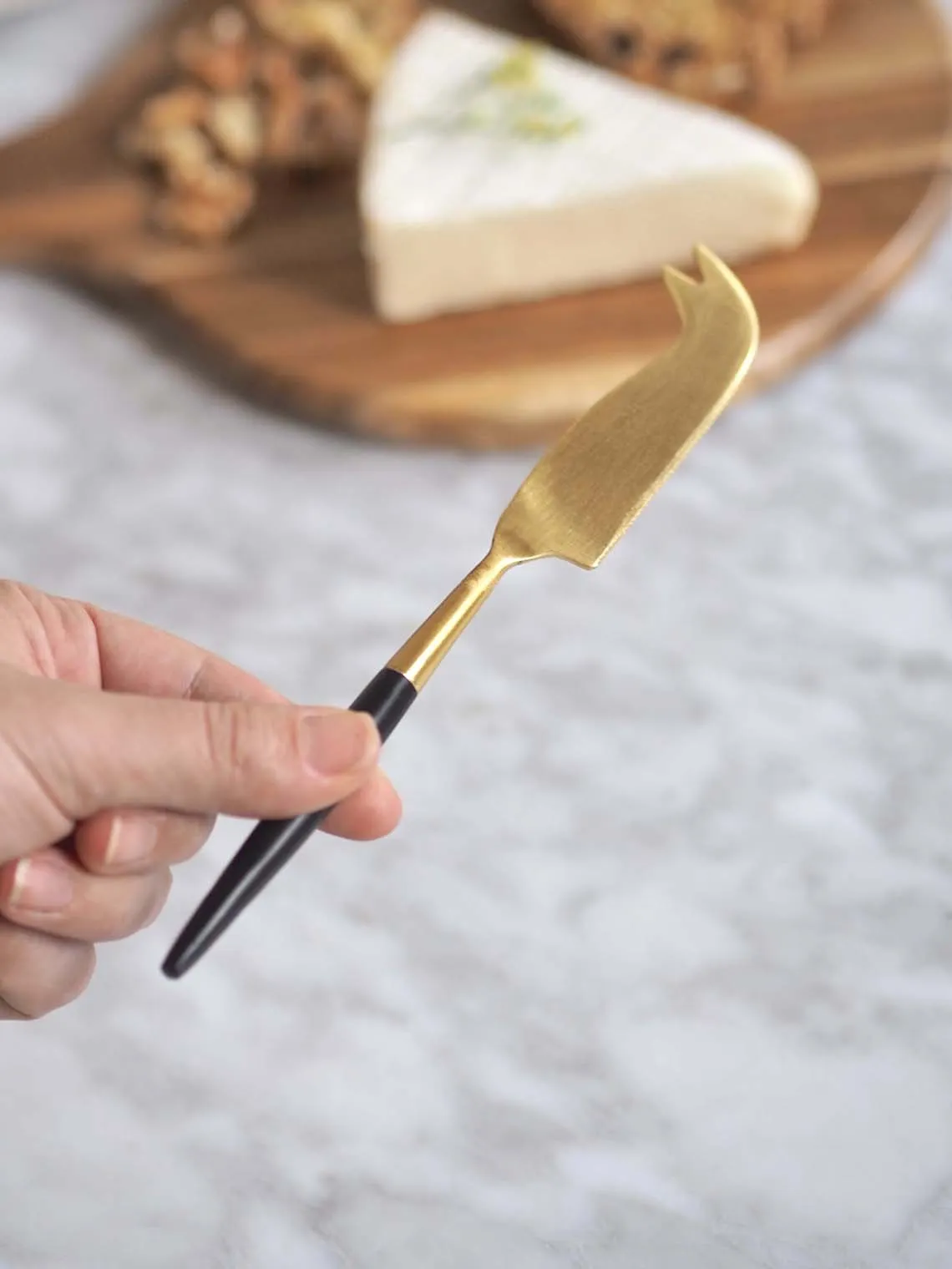 Clara Black Cheese Knives