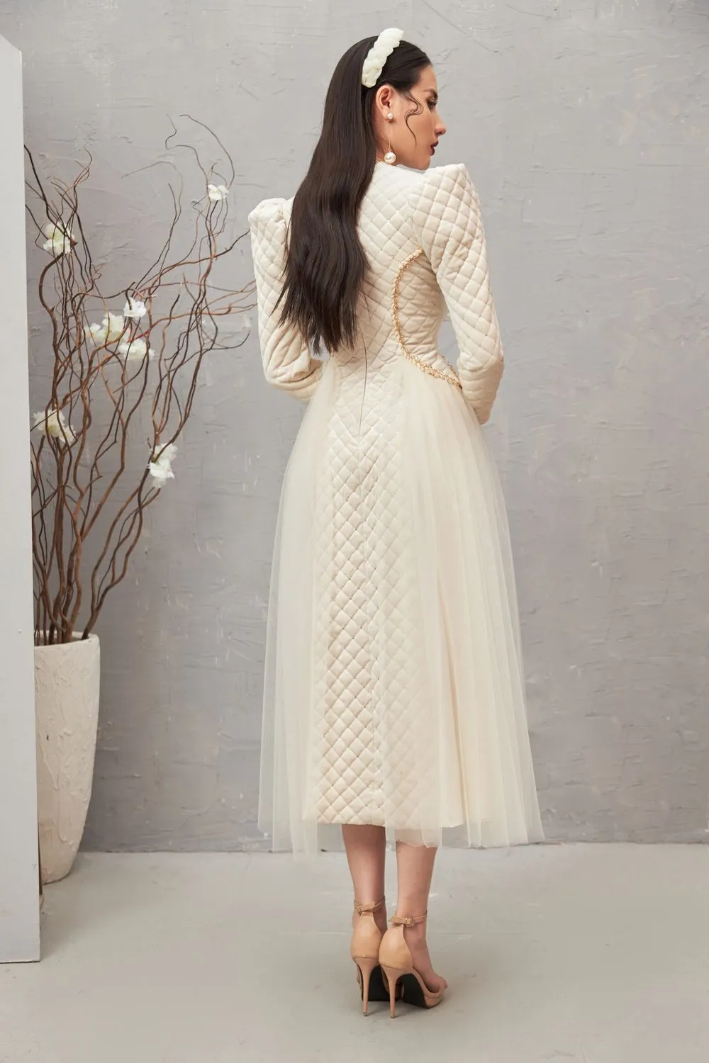 Clara Puffy Sleeves Dress