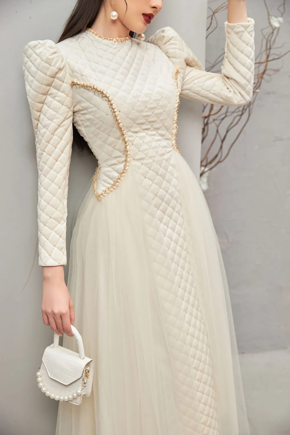 Clara Puffy Sleeves Dress