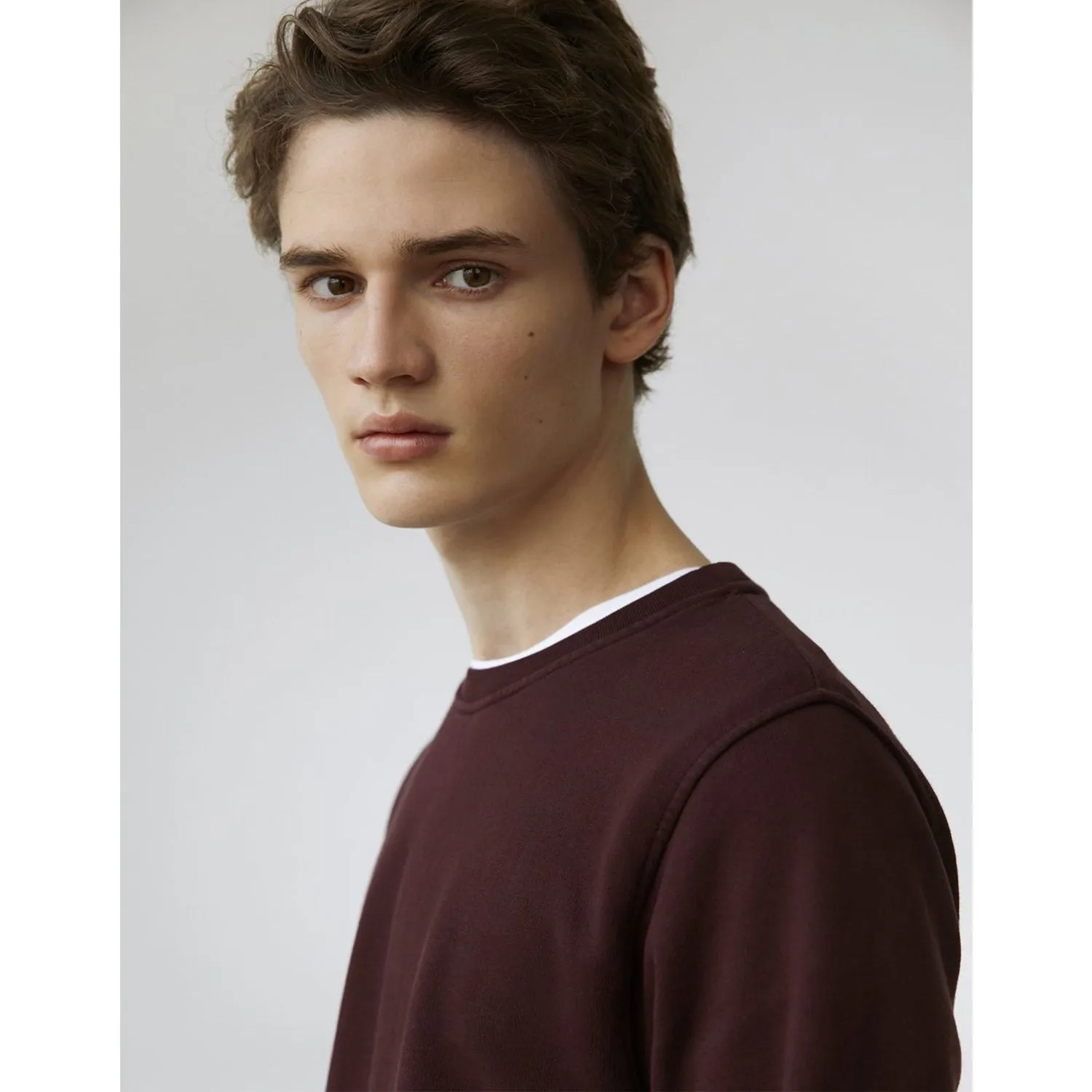 Classic Organic Unisex Crewneck Sweatshirt, Burned Yellow