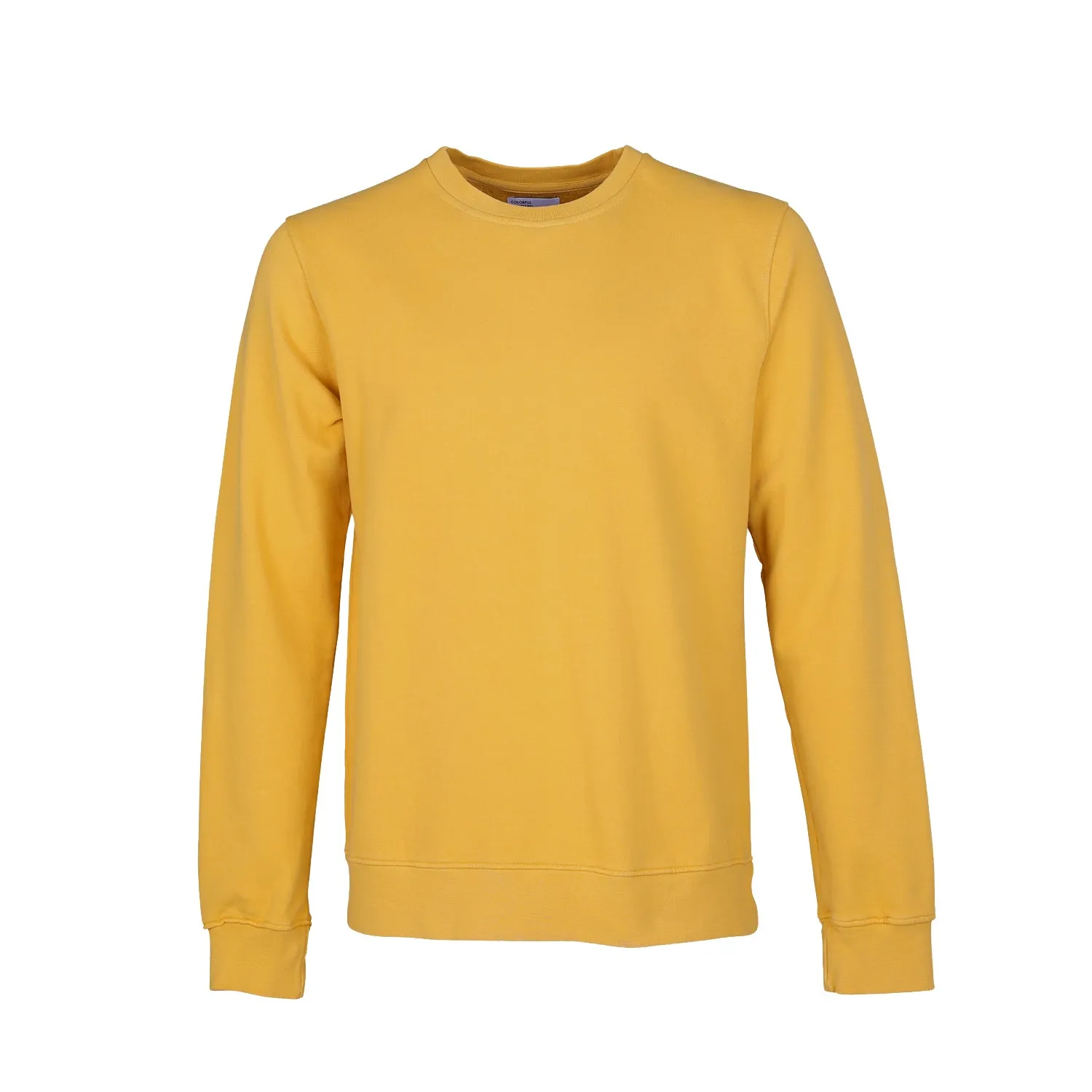 Classic Organic Unisex Crewneck Sweatshirt, Burned Yellow