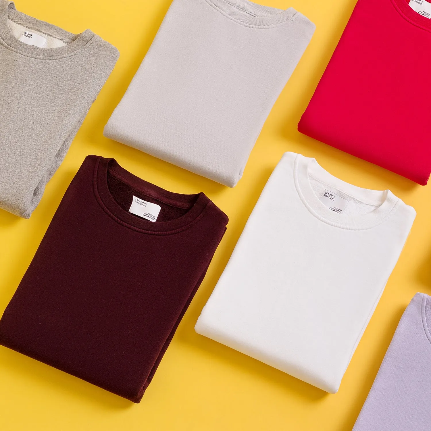 Classic Organic Unisex Crewneck Sweatshirt, Burned Yellow