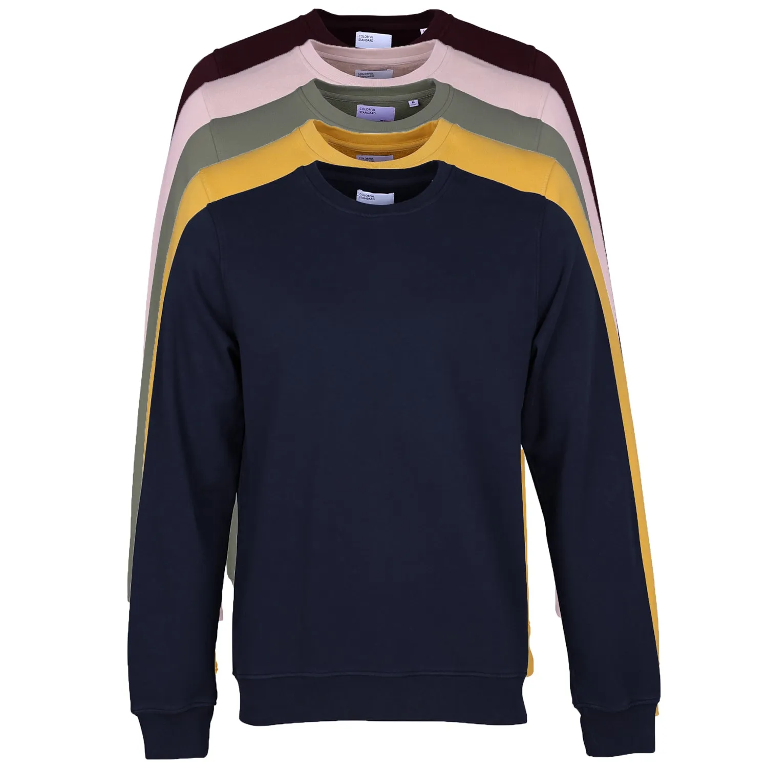 Classic Organic Unisex Crewneck Sweatshirt, Burned Yellow