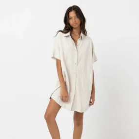 Classic Shirt Dress - Oat
