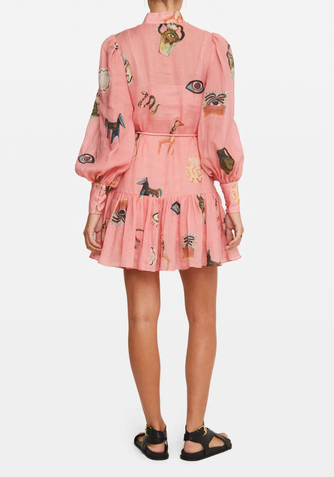 CLEO SMOCK MINI PINK
