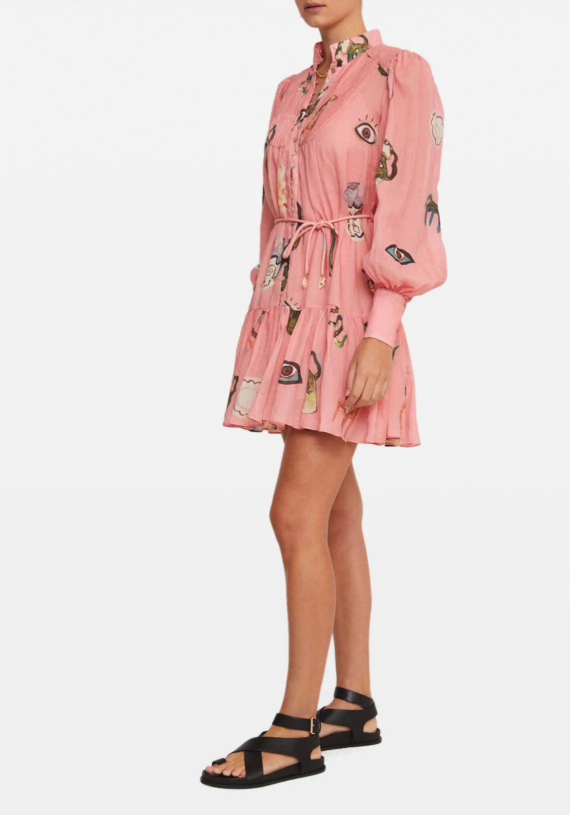 CLEO SMOCK MINI PINK