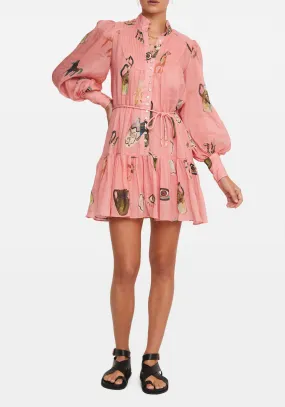 CLEO SMOCK MINI PINK