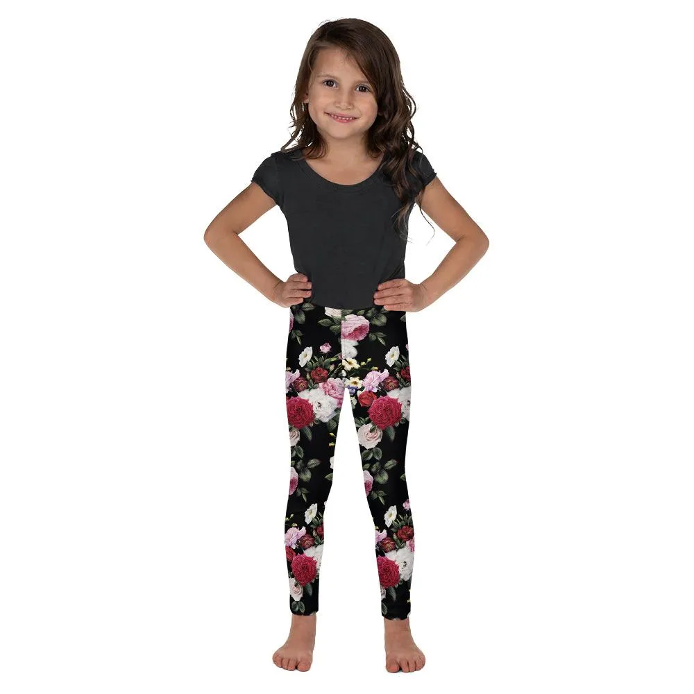 Colorful Roses Kid's Leggings