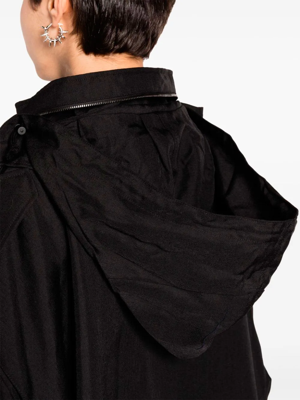 Concealed-hood Parka