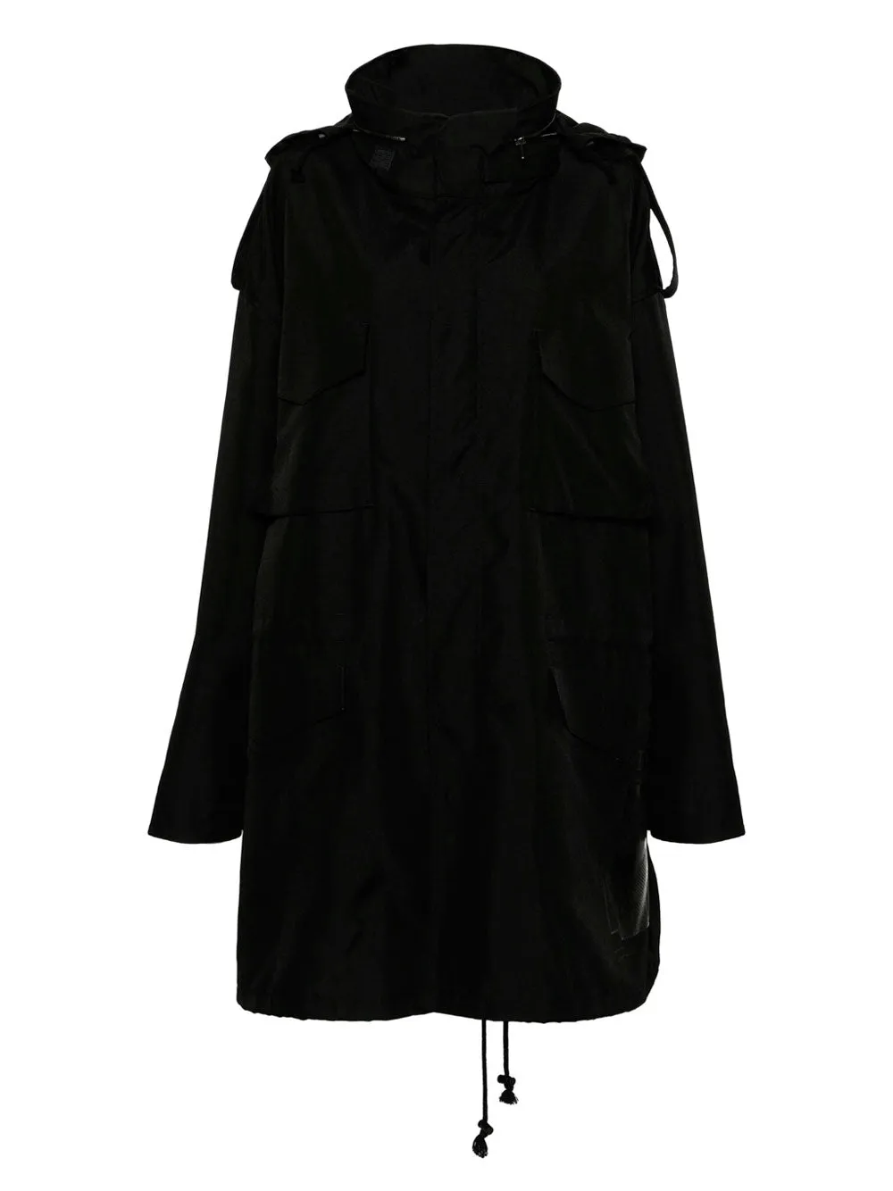 Concealed-hood Parka