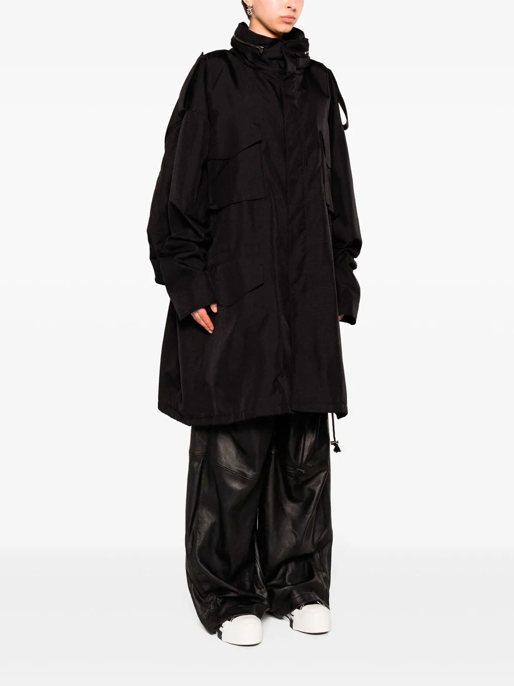 Concealed-hood Parka