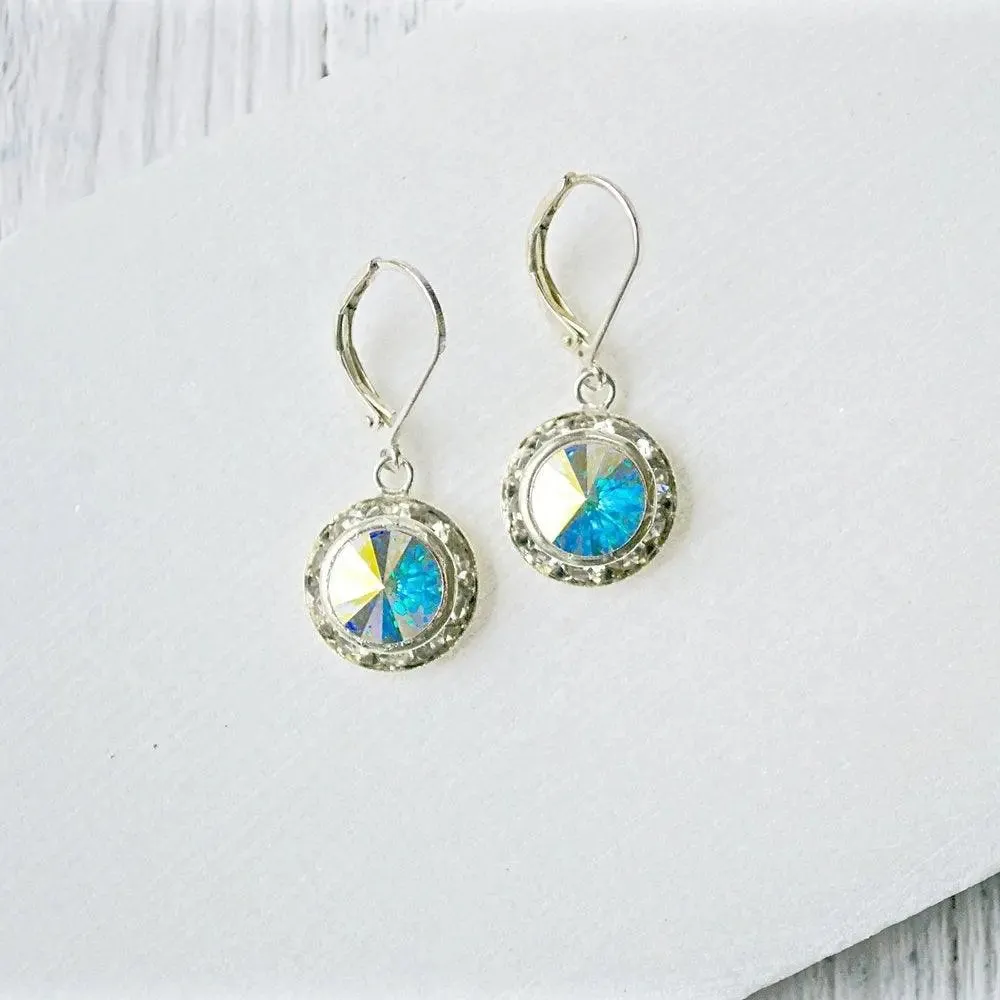Crystal Earrings with Surgical Steel Ear Wire