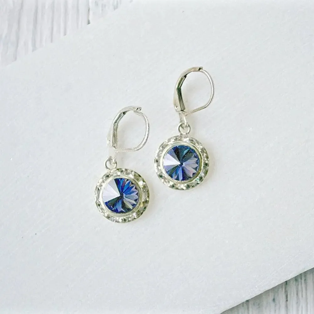 Crystal Earrings with Surgical Steel Ear Wire