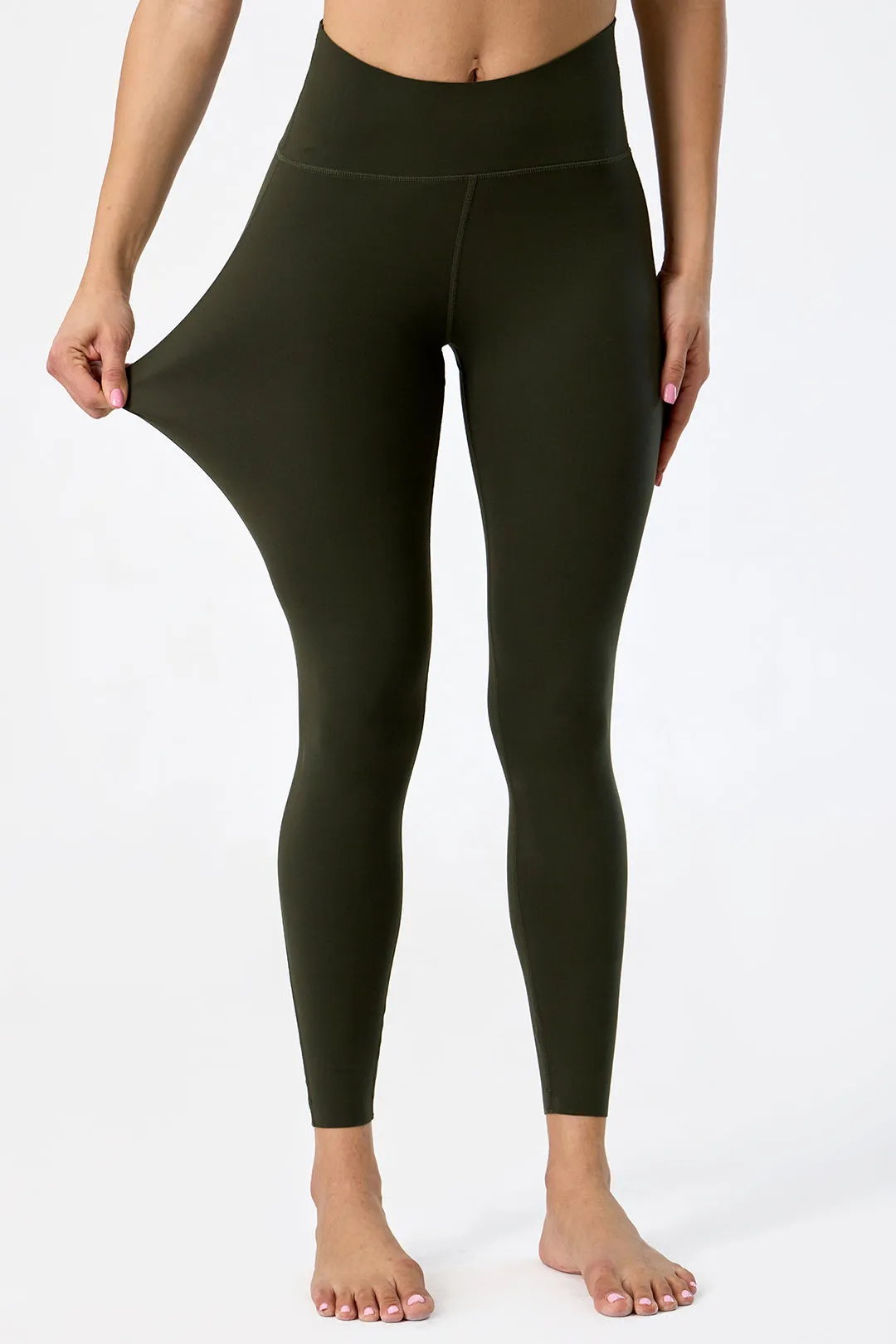 Curved Seamless Hight-Waist Plain Legging